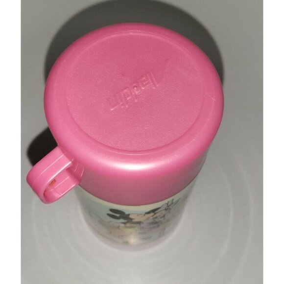 Disney Lunchbox Thermos Mickey Minnie Mouse Pink Aladdin 1990’s Horse Vintage! - Picture 5 of 8